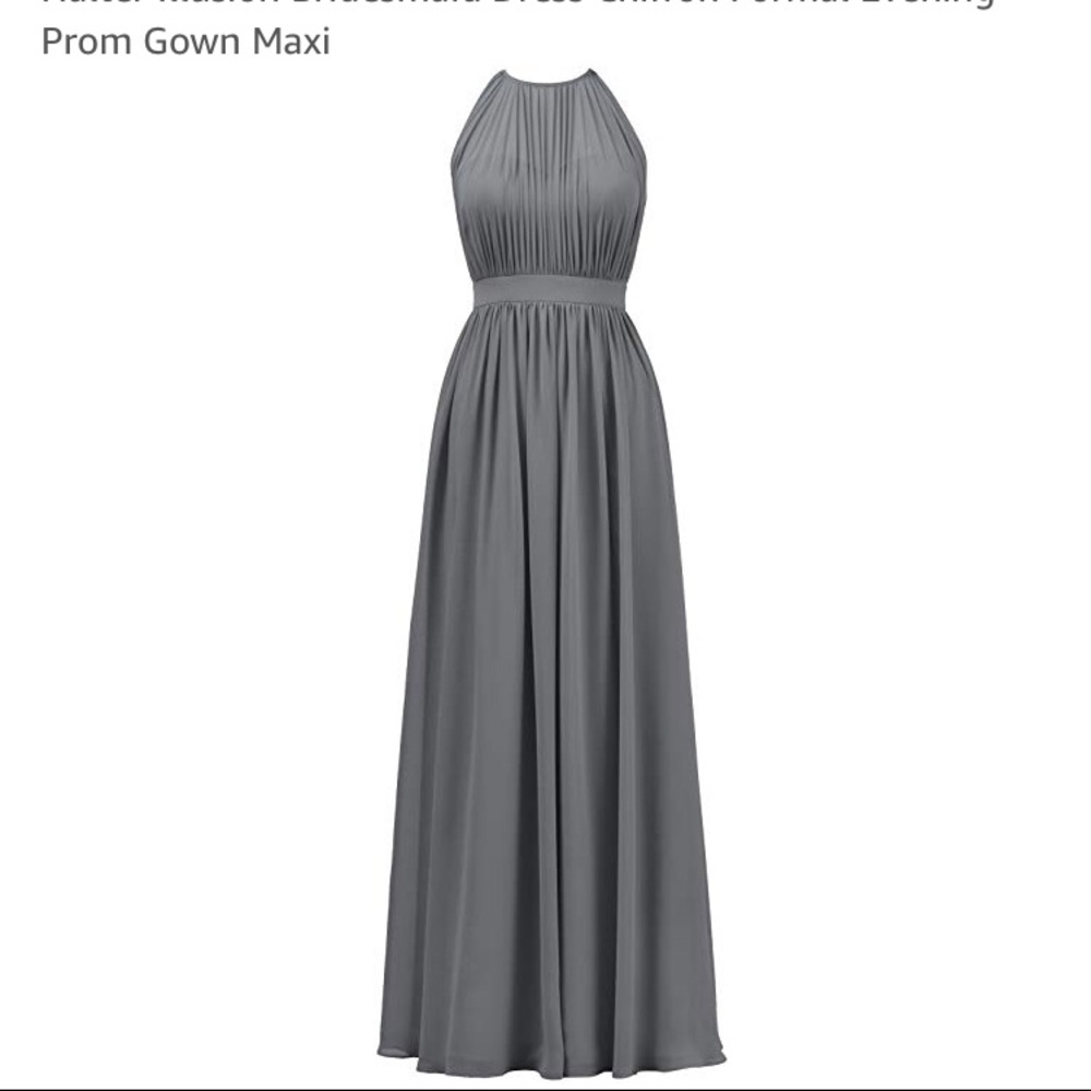 Alicepub Halter Illusion Bridesmaid Formal Evening